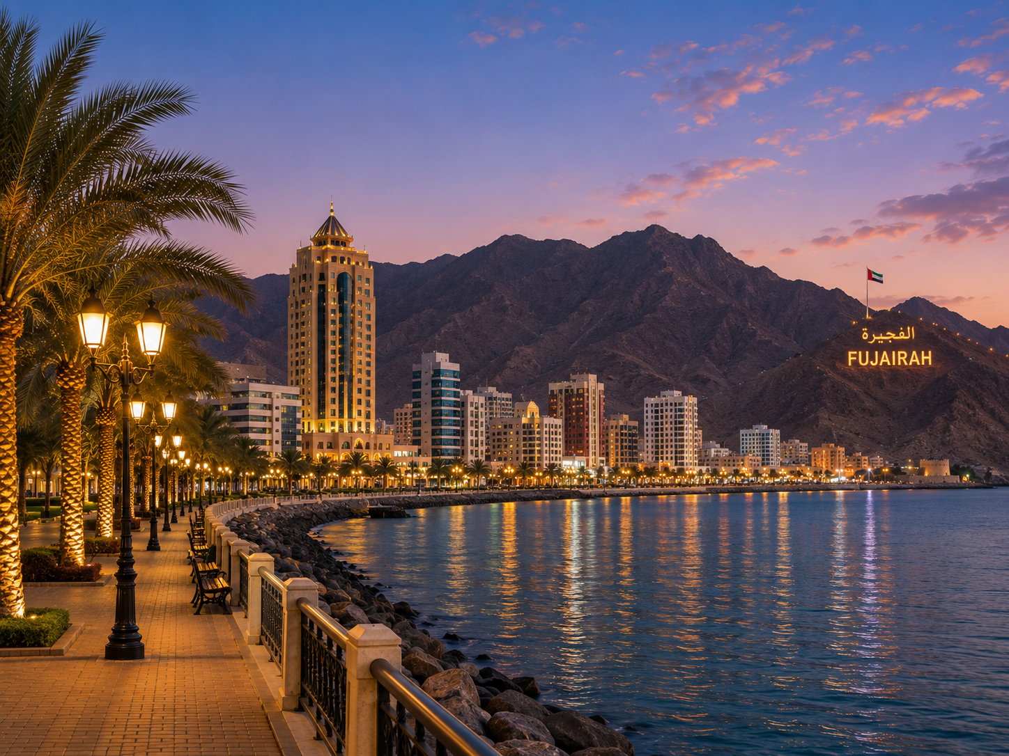 Fujairah skyline, UAE